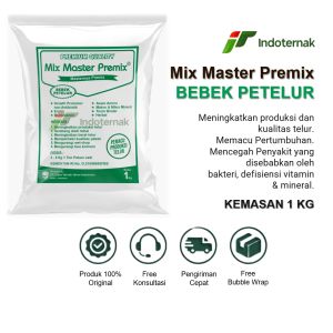 MIX MASTER PREMIX BEBEK PETELUR - Suplemen Pakan Untuk Bebek Petelur