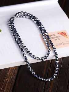 Natural Terahertz Quartz Tower Beads Necklace