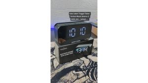 FAST DELIVERY Bannixing Jam Alarm Clock Bluetooth Speaker Aktif Super Bass TF AUX FM Charger