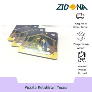 puzzle kelahiran yesus puzzle saint&deer Bahan MDF