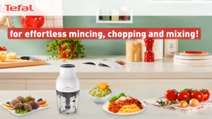 Máy xay đồ ăn Tefal 3 trong 1 MB520138 - 300W 400ml - Hàng Chính Hãng Bảo Hành 24 Tháng