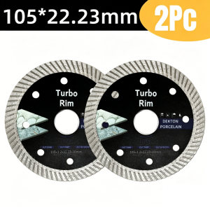 Super-Thin Turbo Diamond Cutting Saw Blades For Ceramic Tile Granite Marble Wet/Dry Cutting Disc Cutting Tools 76/105/115/125mm