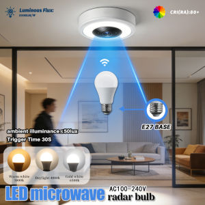 1-10PCS Radar Motion Sensor Light Bulbs Dusk to Dawn LED Bulb Outdoor Light Auto On/Off for Indoor Outdoor Basements Porch