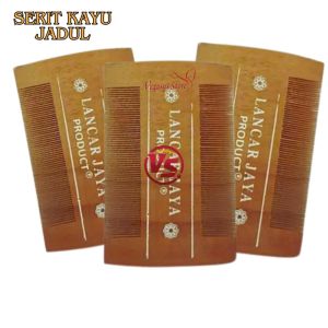 Lancar Jaya 10Pcs Serit Kutu Ketombe Kayu/Sisir Kutu Ketombe Serit Kayu Jadul Size 10cmX6cmX4mm