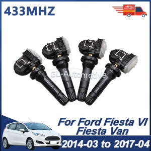 4PCS Tire Pressure Monitoring Sensor For Ford Fiesta Van Fiesta VI 2014-2017 TPMS Sensor EV6T-1A180-CB EV6T-1A180-CC 433MHz