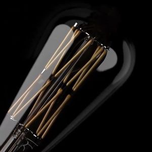 LED Bulb ST64 T45 G80 40W 220V Tea Cup Warm Edison Retro Glass Bulb Tungsten Dilament Incandescent Bulb for Living Room Restaurant Indoor Lighting Decoration