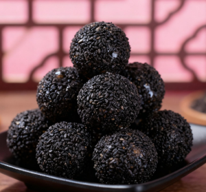 Pil wijam hitam makanan siap beg penyelesaian 250g500g    黑芝麻丸