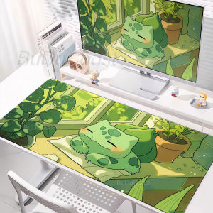 Bandai | Mouse Pad Gamer Large Deskmat Gaming Keyboard Anime Playpad Desk Accessories Pokemon Bulbasaur Mousepad XXL PC Cabinet Carpet