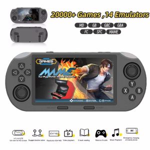 SF3000 handheld game console with a 4.5-inch large screen supporting e-books MP4， Music function built-in 20000+games