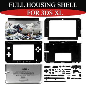 New For 3DS XL Stylish Full Housing Shell Cover Complete Kits Durable Replacement Housing Case Repair Part For 3DS XL Accessory