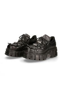 Gothic Punk Thick Bottom Platform Shoes: Women's Heightening Design & Ultra-Fine Fiber Lining