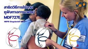 MDF หูฟังทางการแพทย์ Stethoscope Singulari  727E