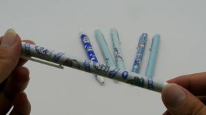 Pena Cetekan Karakter Motif Hiu Pulpen Warna Blue Shark Tinta Hitam Alat Tulis Sekolah Kantor Pen Bolpoint AVVET