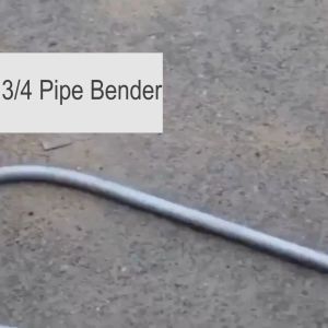 Steel Pipe Bender 3/4 inch Pipe Bender Manual Heavy Duty Steel Pipe Tube Bender Dies