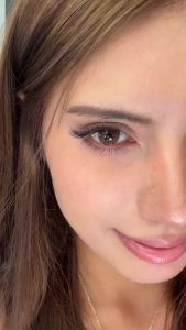 Bio-essence | Bio-essence 1 Pair Natural Brown Color Contact Lenses Warm Tone Eye Colored Pupils Hazel Color Lenses Makeup Cosmetic Beauty