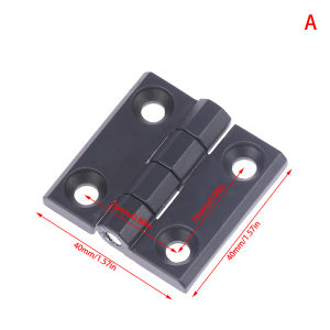 【40x40/50x50 Zinc Alloy Square Folding Hinge Surface Mounted Hinge Distribution Cabinet Industrial Power Cabinet Hinge】