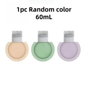 1/3pcs 60/90ml Portable Travel Bottles Soft Silicone Lotion Container Squeeze Tube Empty Bottle Shampoo Travel Refillable Bottle