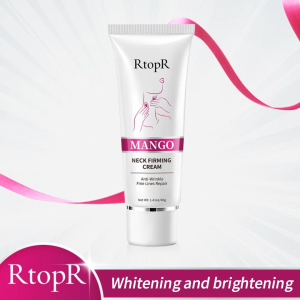 RtopR Mango Firming Neck Cream Anti Wrinkle Remove Neck Mask Nourishing Whitening Mild Peeling Beauty Neck Care 40g