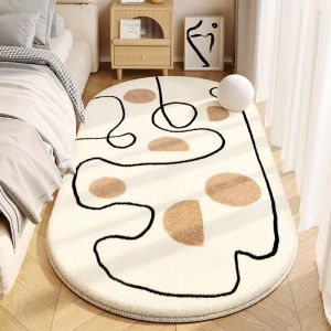 Vikama Synthetic Cashmere Minimalist Luxurious Soft Floor Mat Suitable For Passageways Bedside Home Decoration Carpets