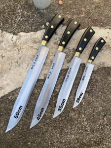 PISAU CAP GARPU LOKAL PISAU DAGING/PISAU DAPUR/PISAU SEMBELIH TANPA ASAH