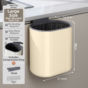 SHENGHUOXUANYAN | Wall-mounted Kitchen Trash Can Large Capacity