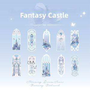 Mr.paper | Iridescent Castle Windows PVC Bookmark