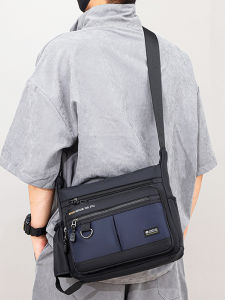 Túi Đeo Vai Dung Tích Lớn Chống Nước Chống Mài Mòn Oxford Túi Đựng Sách Cho Học Sinh Túi Đeo Chéo Nam Nhiều Ngăn Túi Đeo Vai Mềm