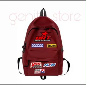 TAS RANSEL RACING TEAM   BRT TAS RANSEL MODEL TERBARU TAS LAKI-LAKI DAN PEREMPUAN TAS ANAK SEKARANG GENITE