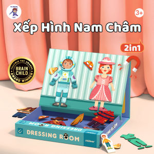 Đồ Chơi Xếp Hình Nam Châm Mideer Magnetic 2in1 - Bộ Ghép Hình Thông Minh Phát Triển Trí Tuệ Cho Bé