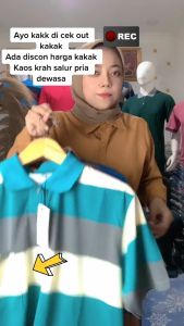 POLO SHIRT SALUR PRIA DEWASA LENGAN PENDEK | KAOS KERAH MOTIF GARIS DISTRO COWOK KEREN KEKINIAN BAHAN ADEM TEBAL