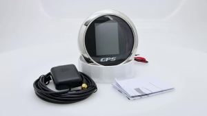 RYSJM | Đồng Hồ Đo Tốc Độ GPS Chống Nước 85mm Với Công Tắc KM/H MPH Knot Màn Hình TFT Chức Năng Đo Quãng Đường Chỉ Số Hướng Đi Đồng Hồ Đo Điện Áp Cho Tàu Thuyền Du Thuyền Xe Tải Ô Tô