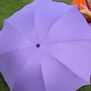 Payung Lipat Mini Ajaib Magic Umbrella Bermotif Saat Terkena Air