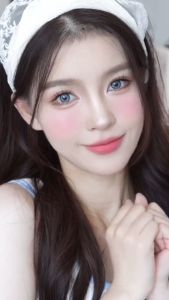 【COD】 RICHGIRL Series Softlens Mata Normal Blue 1 Sepasang Lensa Kontak Warna Lensa Kontak FASHION COLOURED LENSES SOFTLENS