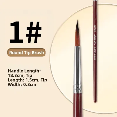 Maries Watercolor Brush Set for Beginners Hand Drawing Nylon Brushes Art Supplies Professional Pigment Marli Watercolor Pen