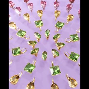 🖤Swarovski🖤Gema series ต่างหูพลอยรูปว่าวสีเขียว ต่างหูแฟชั่นผู้หญิงเงินแท้ 925 (EH-LS78631520) ต่างหูคู่รักสไตล์ดีไซน์คลาสสิก  ของขวัญพิเศษสำหรับแฟนหรือแฟนของคุณ