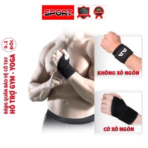 Đôi Băng Quấn Cổ Tay Đai Bảo Vệ Cổ Tay Tập GYM Chơi Thể Thao (2 chiếc) KN17
