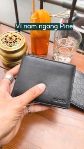 Ví nam ngang da bò Pine Vicobi N5 đựng vừa các loại giấy tờ tùy thân cũ và mới