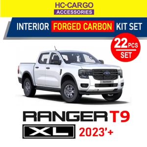 Ford Ranger XL T9 2023 Forget Carbon Car Interior 22PCS Panel Frame Accessories