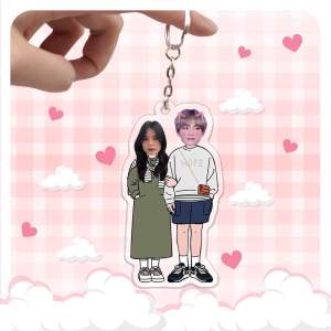 Móc khóa Mica in hình theo yêu cầu