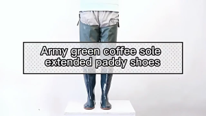 Sepatu Boot Pria Anti Air Karet 80cm Anti Keong Multifungsi Ideal untuk Sawah Tanah Lumpur Pertanian Ternak Kebun Nelayan Mancing