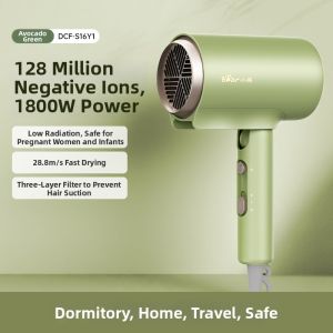[China Plug Adapter Needed] Bear | Portable Negative Ion Fast-Dry High-Power Hair Dryer