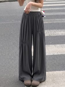 AIYITI | Silk-like Loose Drapey Fashion Casual Skirt Pants for Plus Size