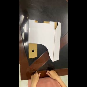 Combo 5 Khay đựng tài liệu hồ sơ bằng giấy bìa carton trắng tiện lợi và tiết kiệm