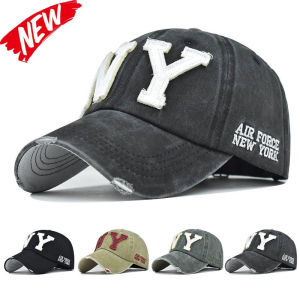 Men Women Fashion Baseball Cap Embroidery Cotton Classic Baseball Cap Adjustable Buckle Curved Brim Dad Hat