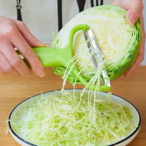 Vegetable Grater Slicer Wide Mouth Cabbage Potato Peeler Stainless Steel Fruit Slicer Kitchen Gadget