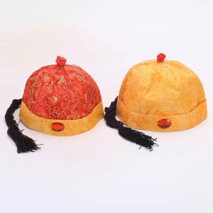 Children Costume Cap Headwear With Ponytail Decorative For Fancy Dress Party And Photography Shoot