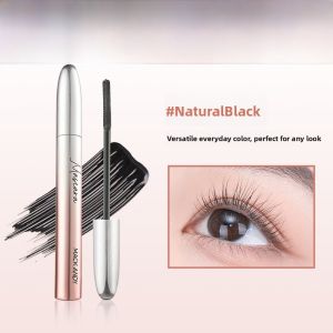Mack Andy Womens Natural Looking Waterproof Mascara Long Lasting Volumizing Curling Anti-smudging Silver Tube Eyelash Mascara