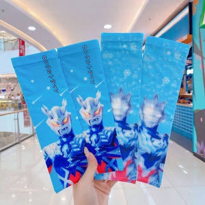 Kuromi Childrens Sunscreen Ice Sleeve Girls Silk Protective Sleeve Summer UV Protection Outdoor Little Girl Sunshade Sleeve Cover