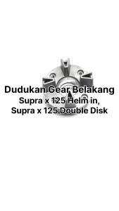 Dudukan Gear Belakang Mega Pro New (2010 - 2014) & Gir Mobil untuk Carbu