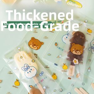 MIVOFIVO | Food Grade Thickened Self-Seal Popsicle Bags
